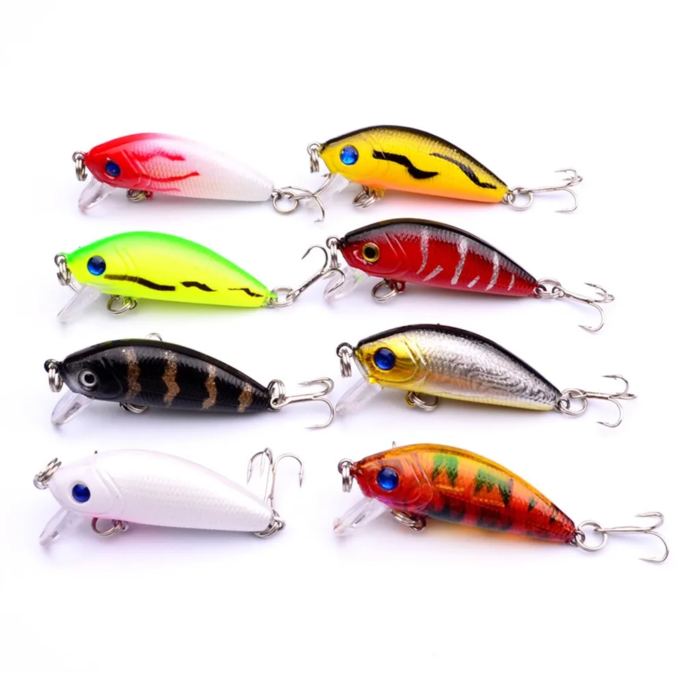

1pc ABS Minnow Fishing Lure 50mm 3.6g Topwater Hard Bait Wobbler Jig Bait Crankbait Fish Fishing Tackle SwimBait