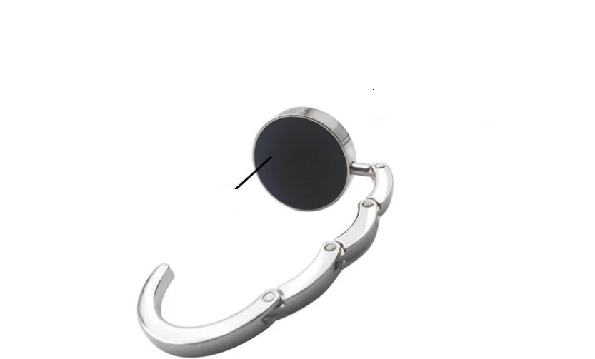 Ganchos m&aacute;gicos de aleaci&oacute;n de cristal de 100 piezas, percha para bolso de mano port&aacute;til plegable, estante de almacenamiento para decoraci&oacute;n del hogar, colgador de bolsa de escritorio m&uacute;ltiple-2