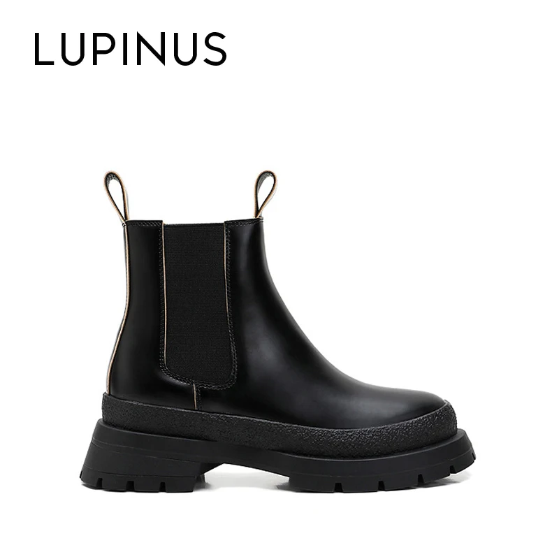 Женские ботильоны на платформе Lupinus модные брендовые дизайнерские ботинки челси
