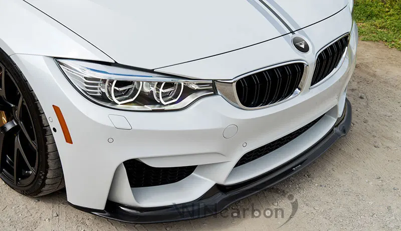 V стиль передний спойлер для BMW F80 M3 F82 F83 M4 2014UP | Автомобили и мотоциклы