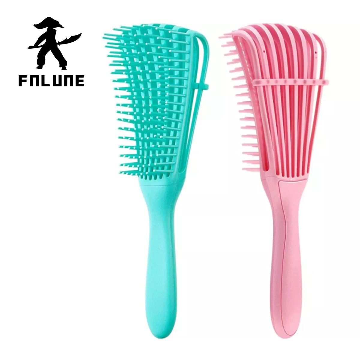 

FnLune Detangling Hair Brush Scalp Massage Hair Comb Detangling Brush for Curly Hair Brush Detangler Hairbrush Women Men Salon