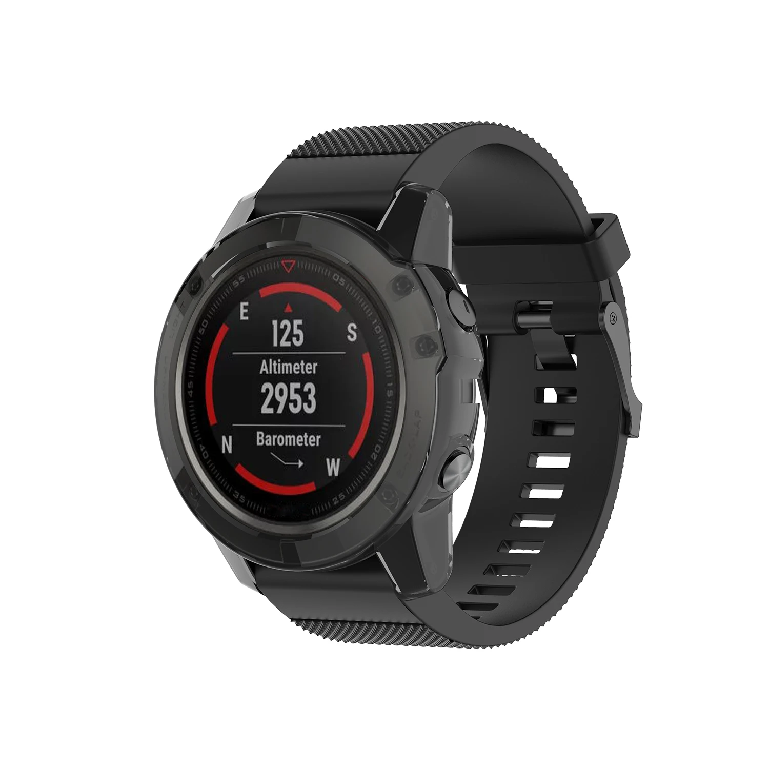 ТПУ защитный чехол для Garmin Fenix5S 5 5X чехол для часов защитная рамка защитная оболочка для Fenix 5S 5 5X аксессуары ремешок