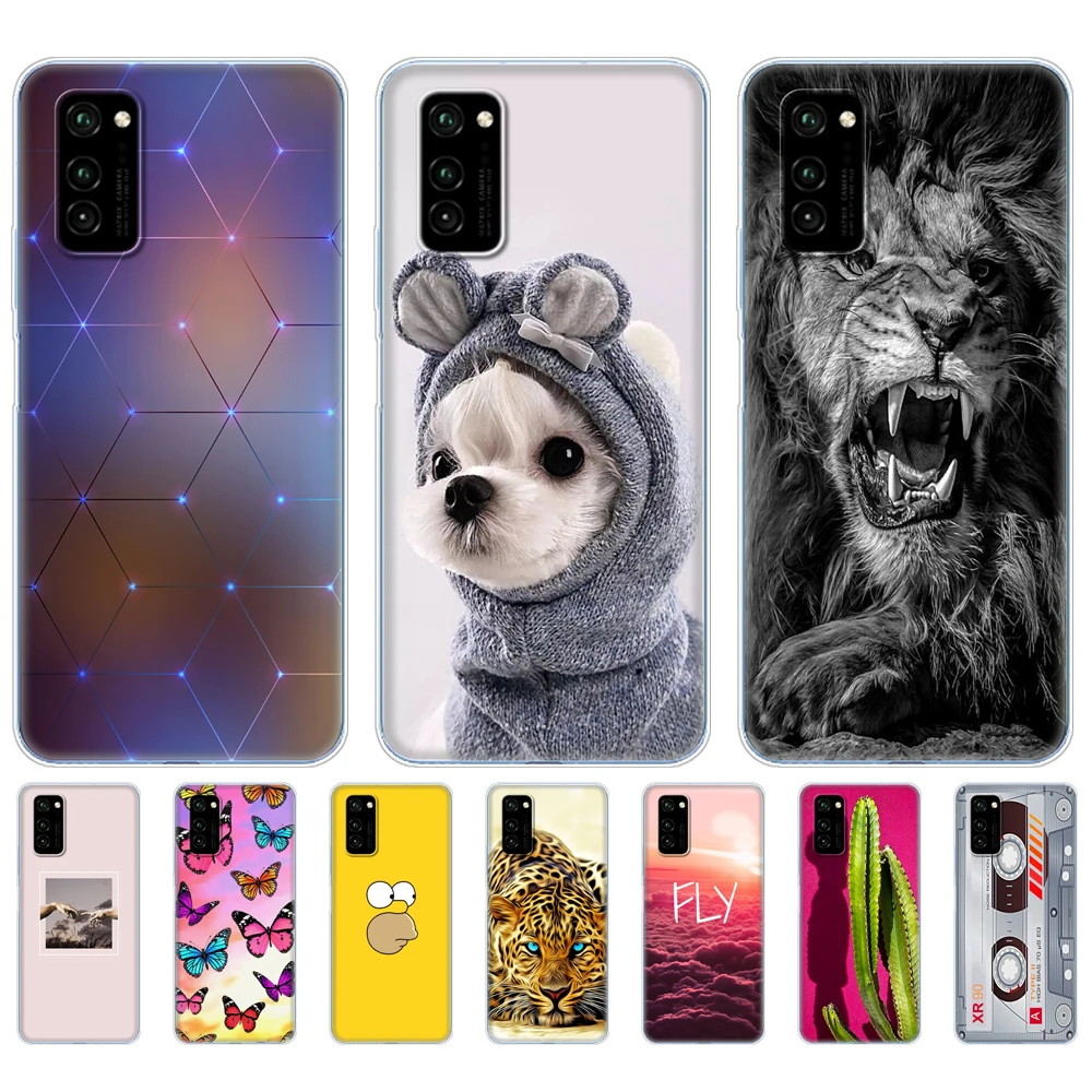 Силиконовый чехол для honor view 30 v30 мягкий huawei pro ударопрочный чехол-бампер с