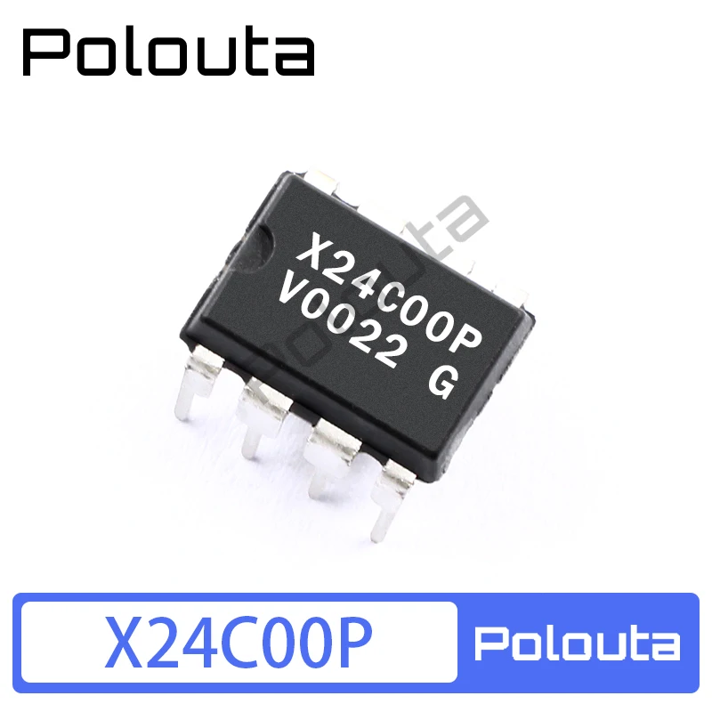 

10 Pcs/Set Polouta X24C00P X24C00 Serial E2PROM In-line IC Chip DIY Acoustic Components Kits Arduino Nano Integrated Circuit