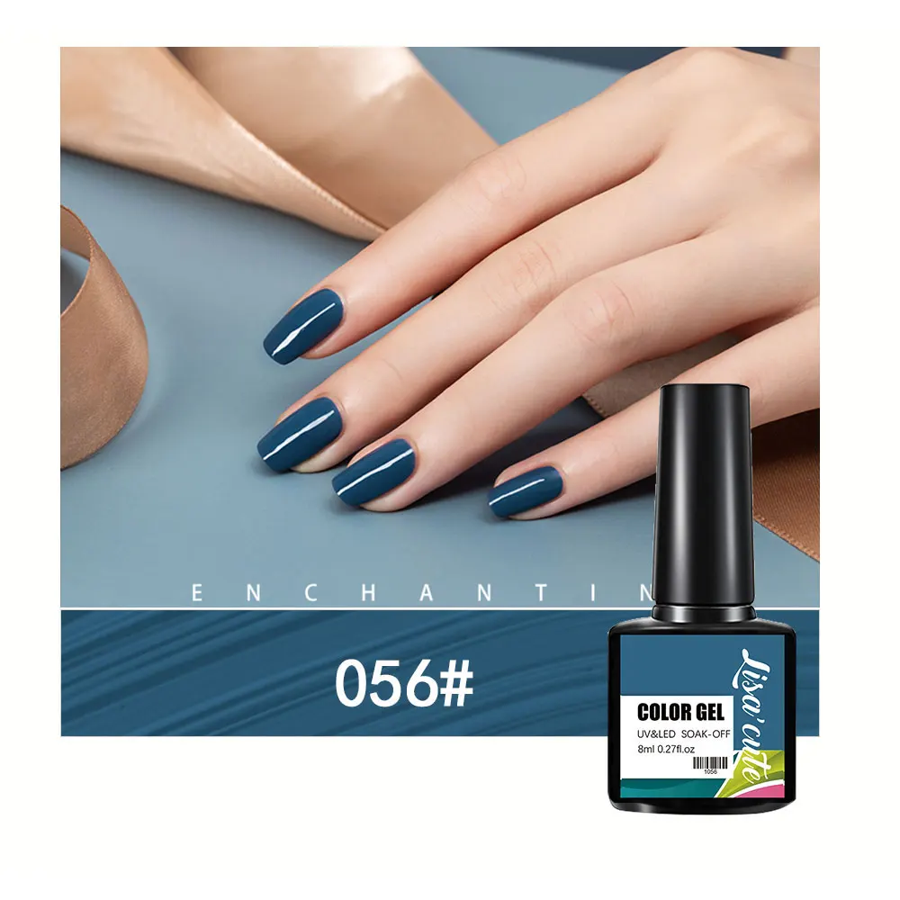 

Gel Nail Polish Bottle Nails Art Gel Varnish Matte NoWipe Effect Top Soak Off UV LED Nail Polish Color Varnish Lisa'Cute