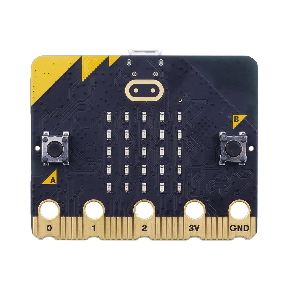 Новейший Micro:bit V2 Board go kit поставляется с 25 светодиодный дисплей встроенных