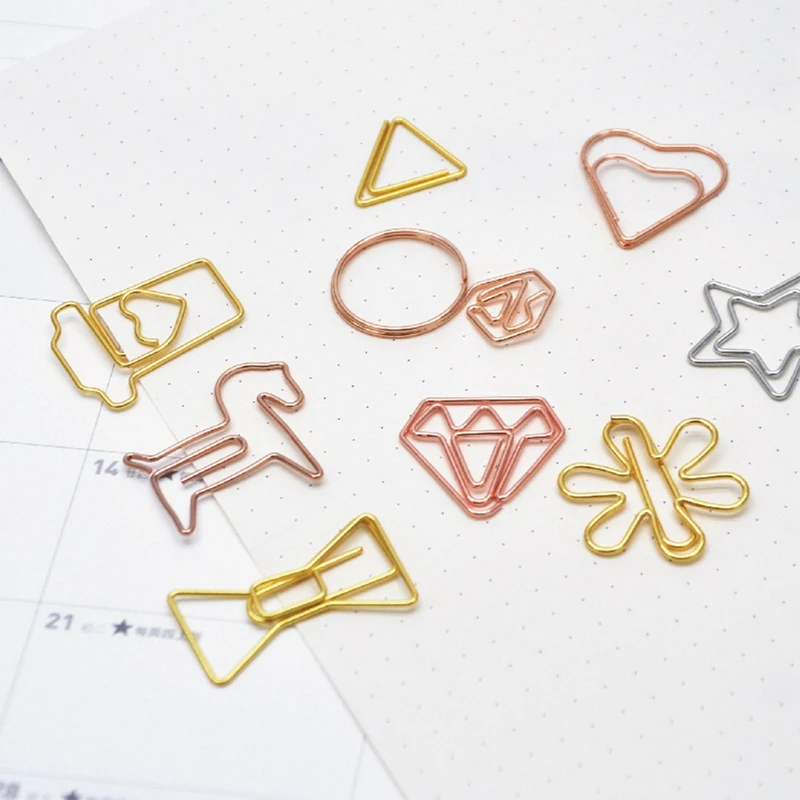 

2 шт., металлические зажимы для бумаги, в форме розы