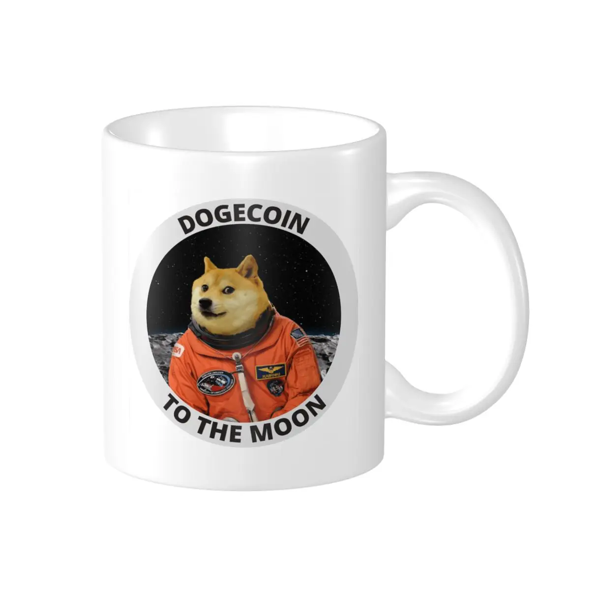 

Promo Dogecoin To The Moon (10) Mugs Novelty Cups CUPS Print Funny R376 multi-function cups