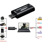 Карта видеозахвата HDMI, Карта видеозахвата Аудио-видео, HDMI на USB 1080, P, запись DSLR, Экшн-камера на ПК, HD, трансляция в реальном времени