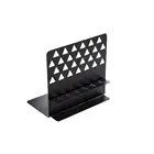 Полый треугольный Железный книжный стеллаж для хранения книг