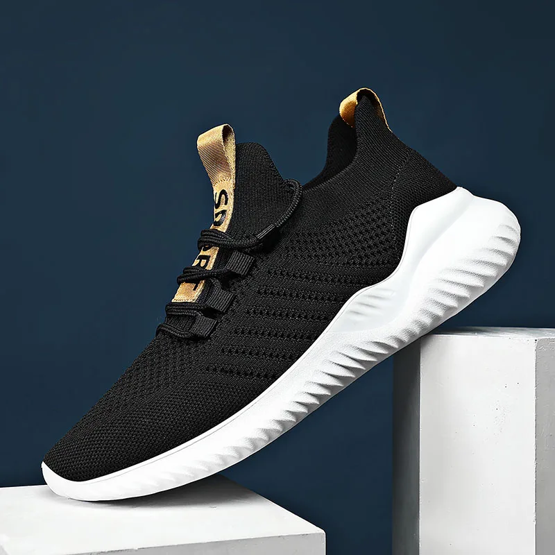 

New 2021 Fashion Men Shoes Outdoor Breathable Casual Sneakers Mens Comfortable Lightweight Sneaker For Man Trainers Tenis Hombre