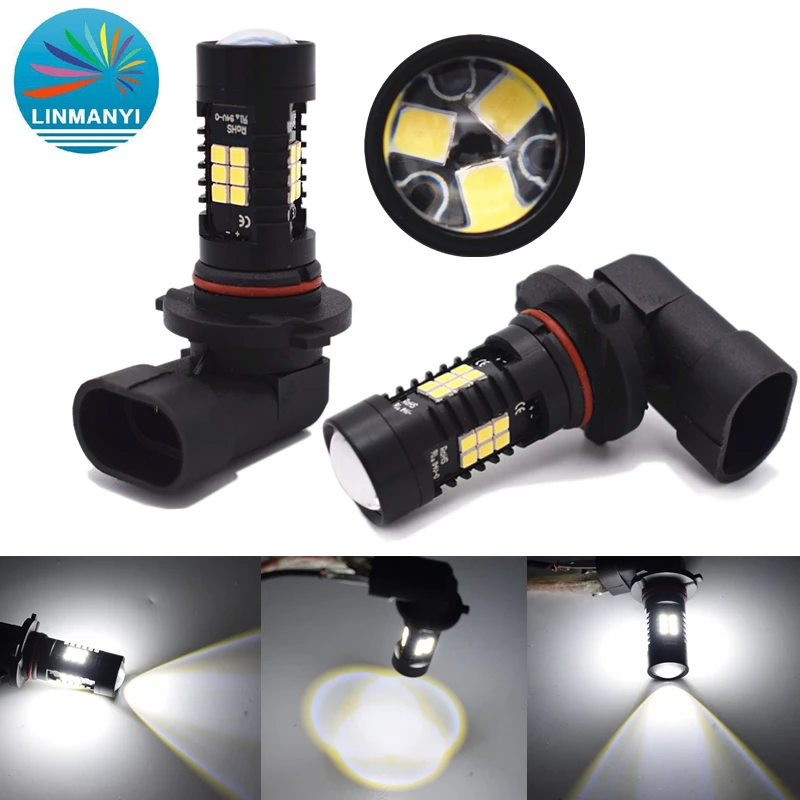 

2Pcs H8 H11 Led HB4 9006 HB3 9005 Fog Lights Bulb 3030SMD 1200LM 6000K White Car Driving Running Lamp Auto Leds Light 12V 24V