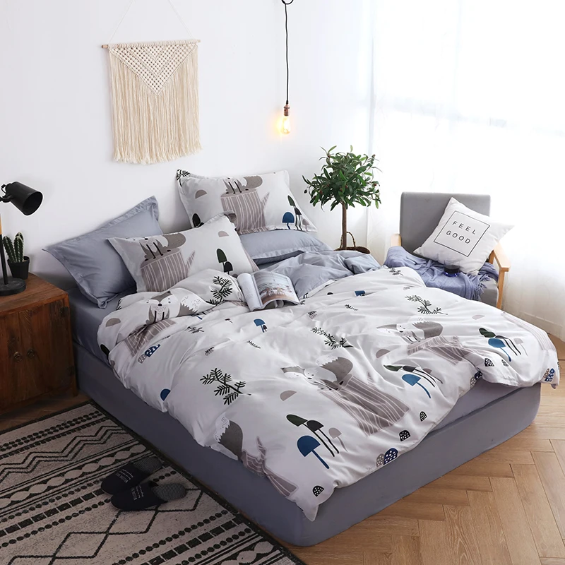 Постельное белье качественный комплект постельного белья из мультфильмов