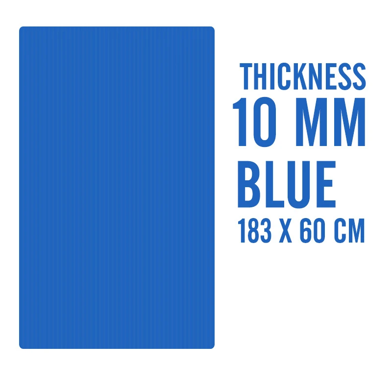 Track 10mm Blue 183X60X15 мм Нескользящие коврики для йоги, для фитнеса, безвкусные, для пилатеса, гимнастики, упражнений, утолщенные, для фитнеса, спортивные коврики, поддерживающие DIY печать - Цвет: Track 10mm Blue