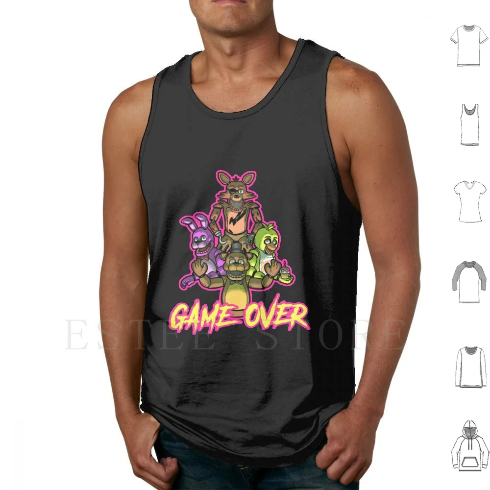 

Майка Five Nights At T-Shirtfive Nights At-Game Over, безрукавка Five Nights At Shirtfive Nights At Game Over