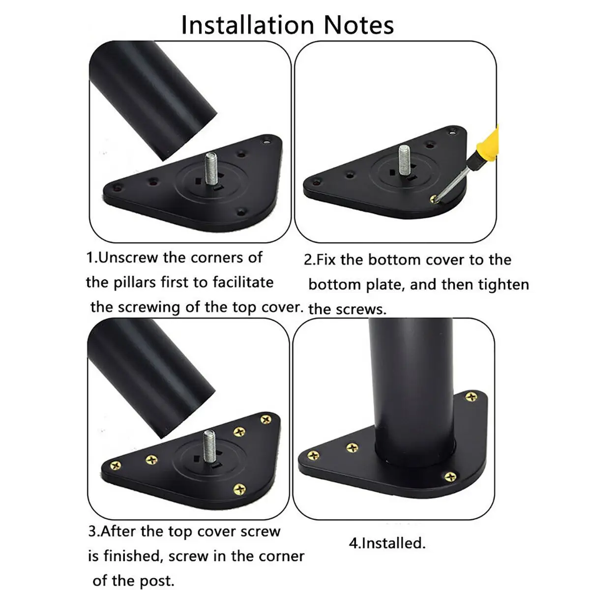 

Adjustable 87-90cm Bar Table Support Leg Breakfast Bar Worktop Leg Stainless Steel Furniture Support Extender Furniture Parts