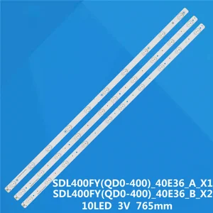 Светодиодная подсветка 765 мм для Dl4077 Dl4077i SDL400FY(QD0-400)_ 40e36 _ a_x1 + SDL400FY(QD0-400)_ 40e36 _ b_x2 (1A + 2B)