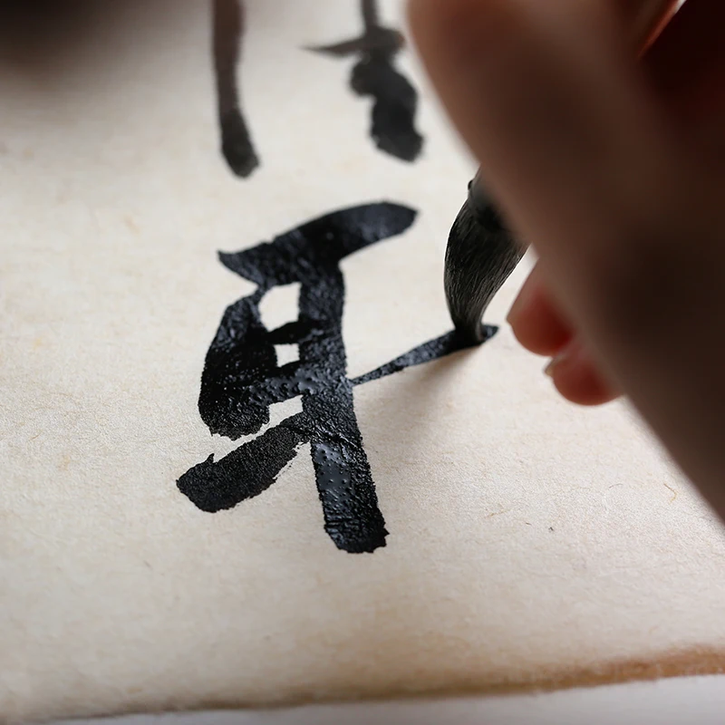 

Calligraphy Papers Mupi Jute Paper Letterhead Half-Ripe Xuan Paper Carta Di Riso Copy of Tang Dunhuang Scripture Paper