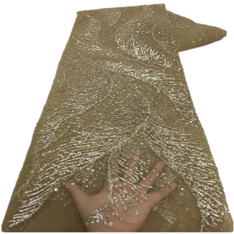 

Знакомые, последняя модель, ткань, хит продаж, кружевные ткани с блестками, Высококачественная африканская французская Тюлевая ткань XZ32601