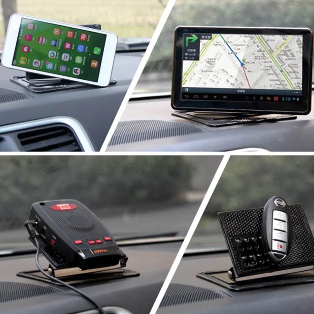 

Car Phone Holder Silicone Anti Slip Mat Mobile Phone Mount Stands Bracket Support GPS Navigation Car Styling