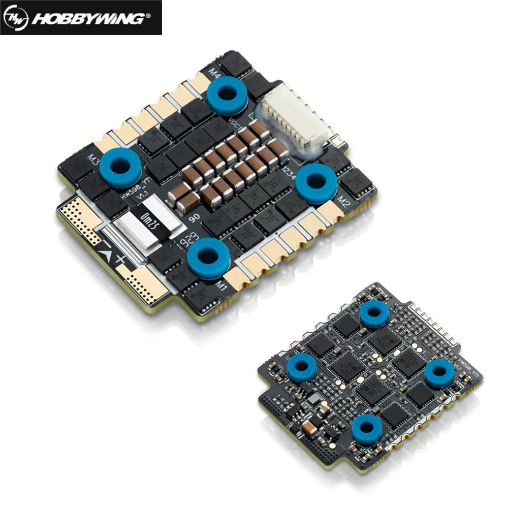 Hobbywing XRotor Micro 40A (20x20) 6S 4 в 1 ESC Blheli 32 DShot 1200/150/300/600 режимы для радиоуправляемого FPV