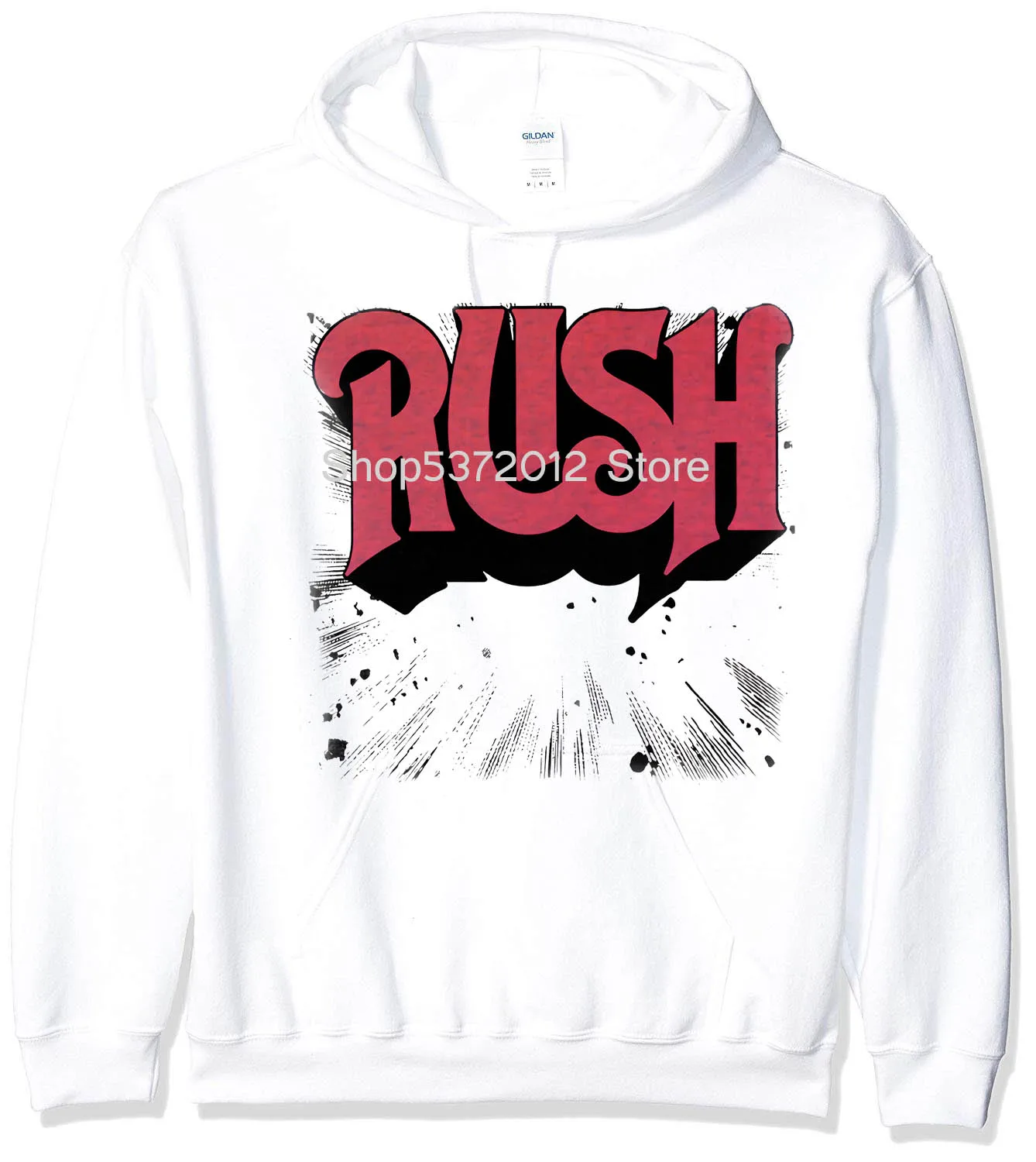 Новинка и официальный свитер с капюшоном надписью Rush O-образный вырез Лето модные