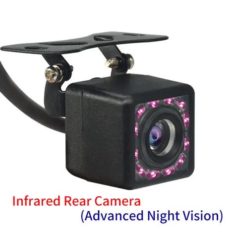 Камера заднего вида SINOVCLE автомобильная, водонепроницаемая камера заднего вида с ИК-подсветкой, ночным видением, монитором для парковки задним ходом, CCD