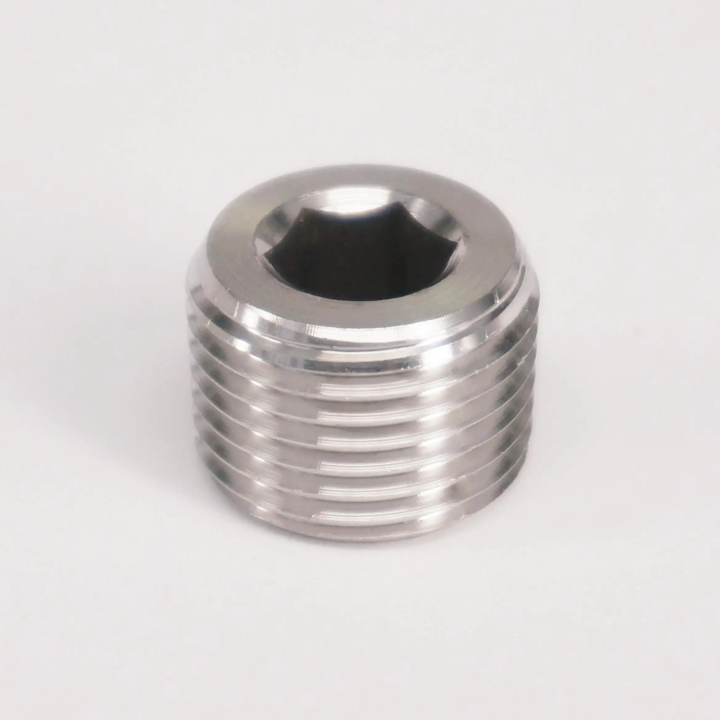 1/2 &quotNPT Male SS304 нержавеющая сталь потайная Торцевая вилка внутренняя Шестигранная
