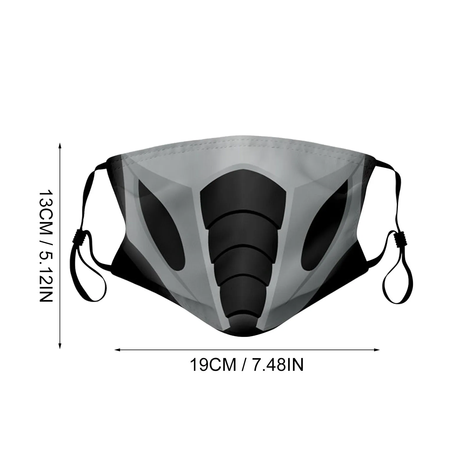 Маска для лица с фильтром стирающаяся многоразовая Тканевая маска взрослых