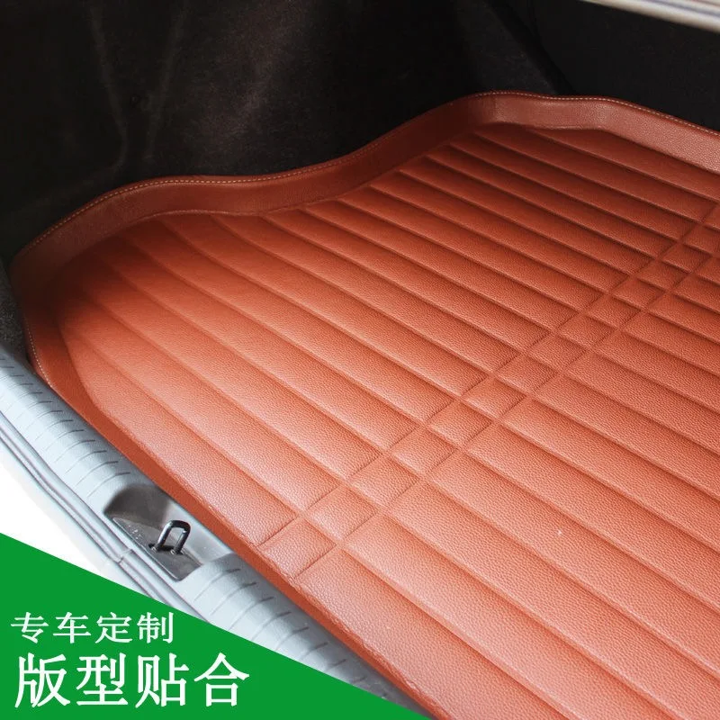 Для Honda City 2008- 1 шт. автомобильный Стайлинг грузовой лайнер Автомобильный багажник коврик ковер интерьерные коврики кожаный коврик авто аксессуары