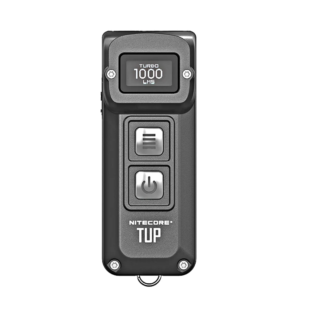 NITECORE TUP USB Перезаряжаемый мини-фонарик CREE XP-L HD V6 max 1000 лм дальность луча 180 м революционный Интеллектуальный EDC фонарь - Испускаемый цвет: Gray