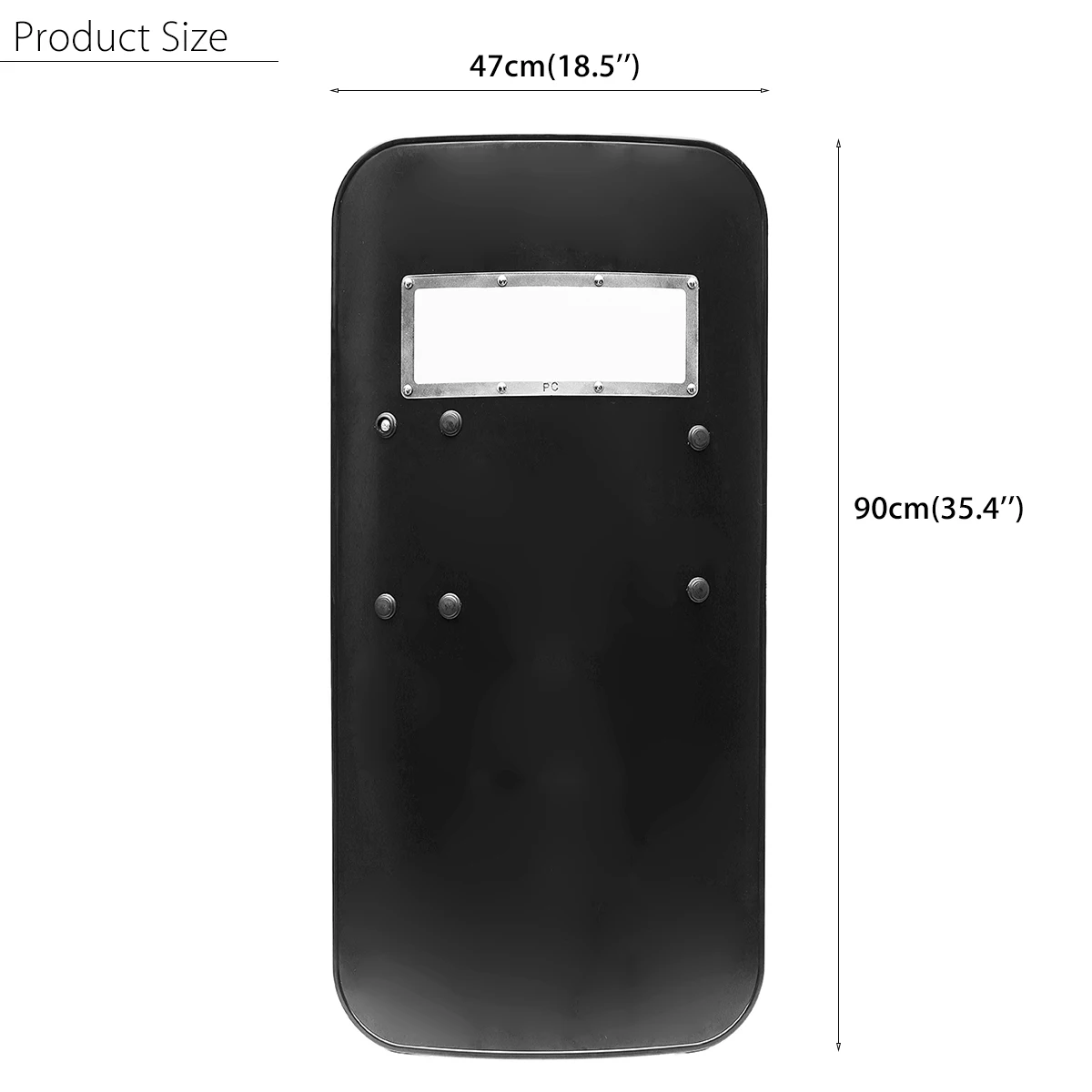

Self Protection Shield Hand-held Anti Riot Safurance Handheld PC Plastic Tactical Shield For Security Defense Protect