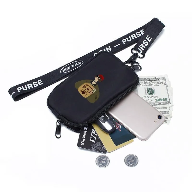 

Cartoon Men's Wallet Female Nylon Wallet Small Bag Casual Student Wallets Youth Purse Phone Handbag Womens Wallets And Purses
