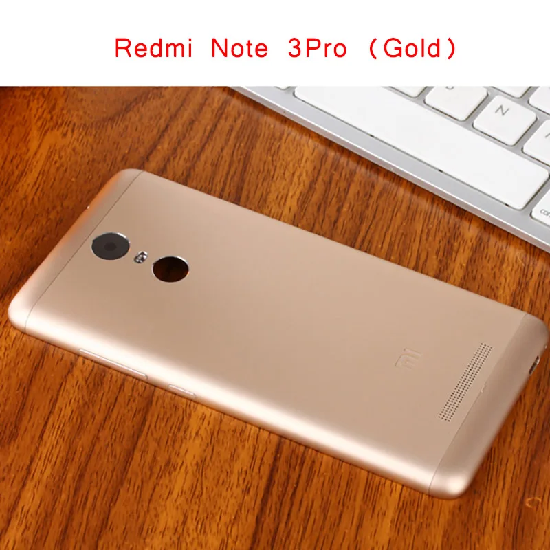 Чехол для Xiaomi Redmi Note 3 150 мм, чехол для аккумулятора Redmi Note 3 Pro, чехол для задней панели, чехол для корпуса, Global Edition - Цвет: NOTE3 PRO Gold
