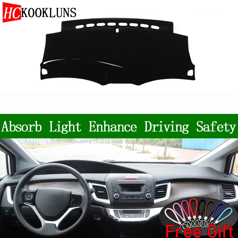 

Чехол для приборной панели для Honda jade 2013 2014 2015 2016-2020, Солнцезащитный коврик для приборной панели, коврик, коврик, автомобильные наклейки, аксе...