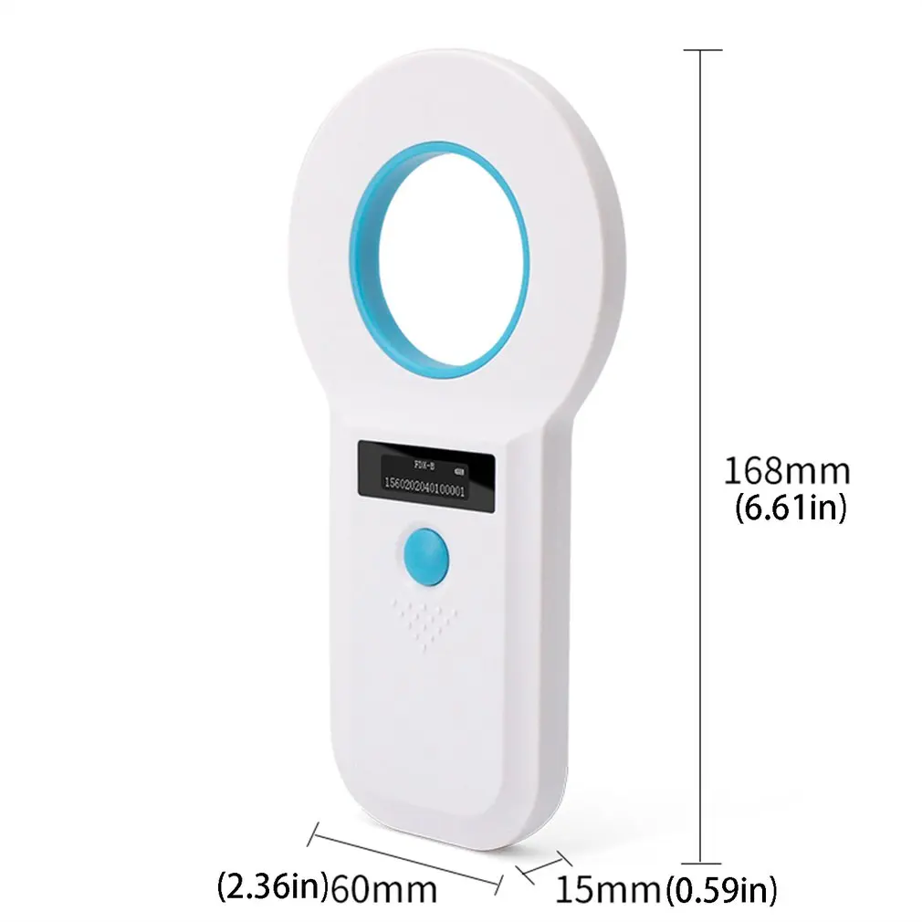 

W90B Pet ID Scanner Animals ID Card Reader USB Transponder Portable Digital Cat Dog Tag Microchip Scanner