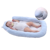 baby bassinet portable ultra soft infant lounger bed mattress with removable pillow for sleeping napping