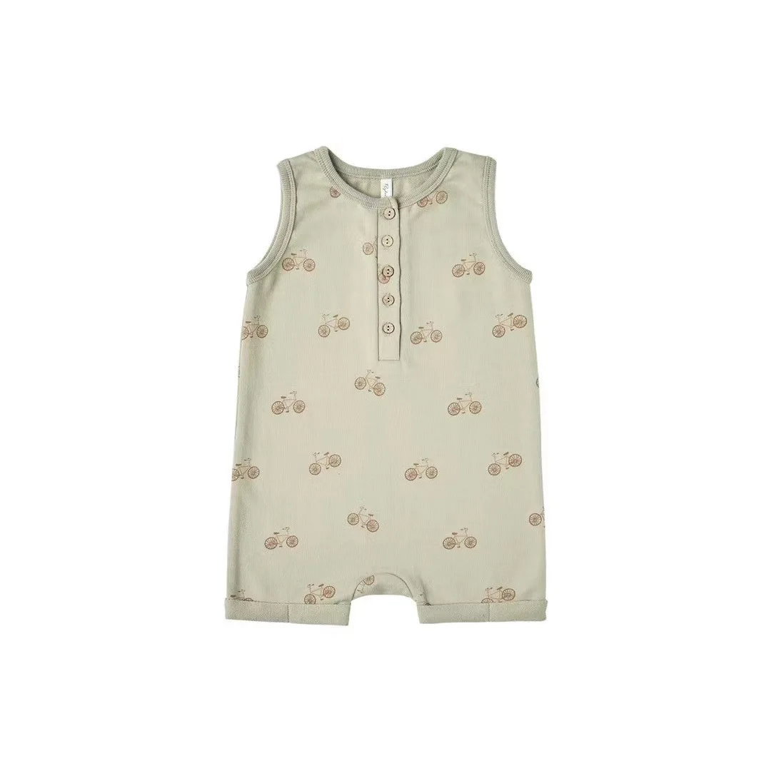 

2021 Spring/Summer RC Baby Sleeveless One-Piece Baby Vest Romper Ins Nordic Style Baby Jumpsuit