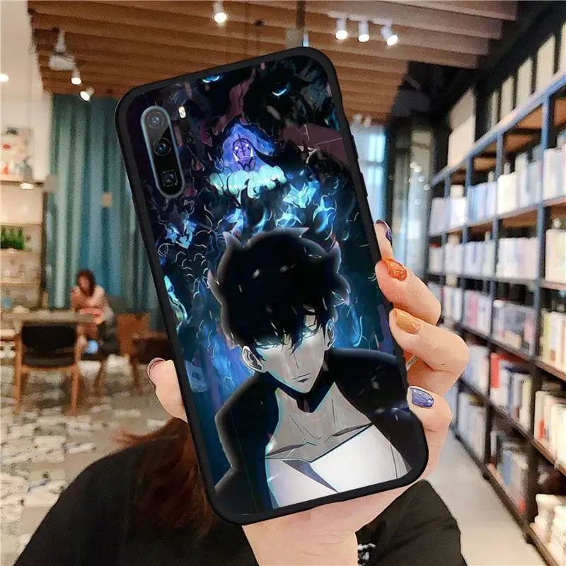 

Anime solo leveling Cool dark style Phone Case For Huawei honor Mate P 9 10 20 30 40 Pro 10i 7 8 a x Lite nova 5t