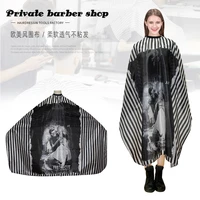 hairdressing coth pattern cutting hair waterproof cloth salon barber cape professional hair stylist hairdressing coat