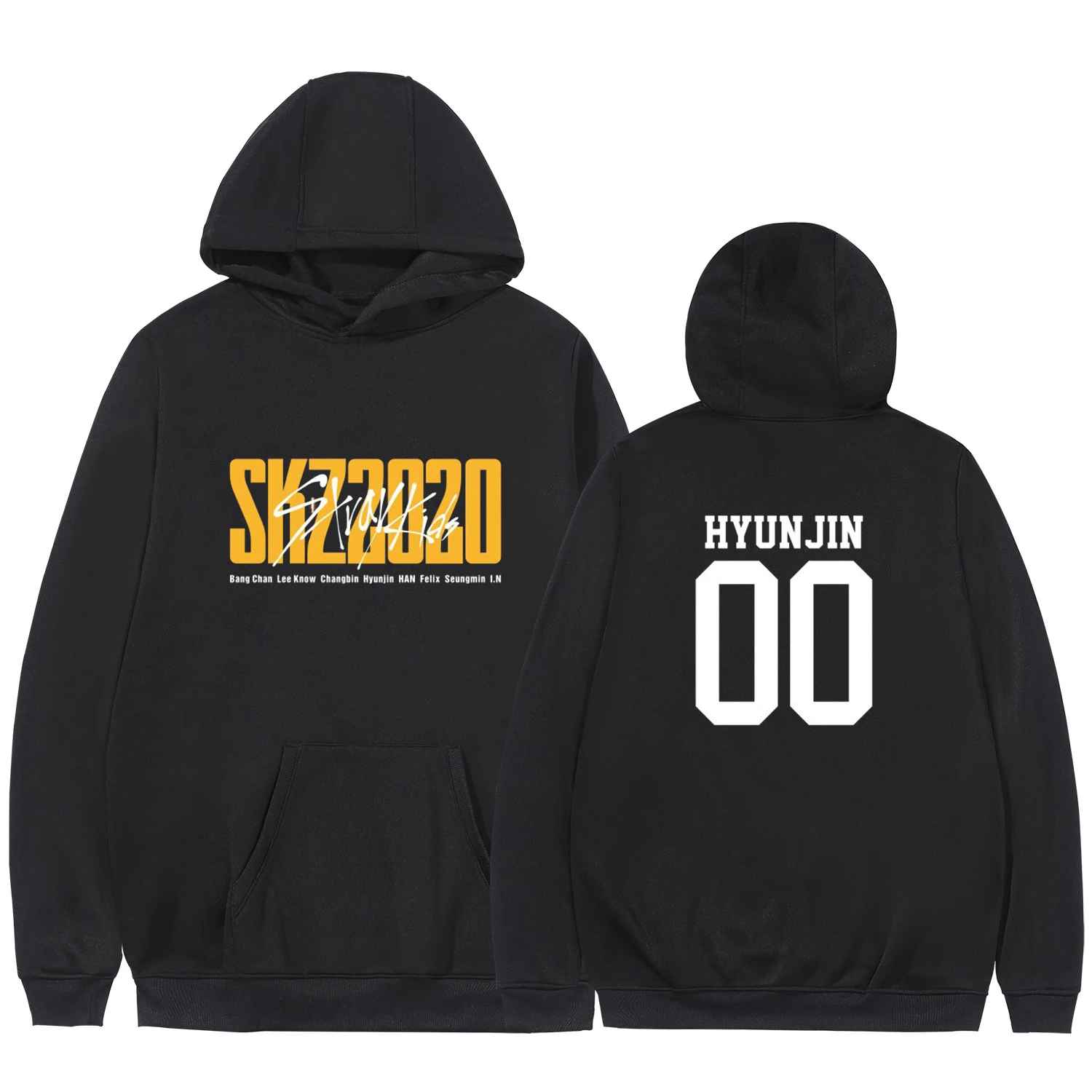 2020 KPOP защищает детские толстовки с капюшоном Свитшот Повседневное более Размеры