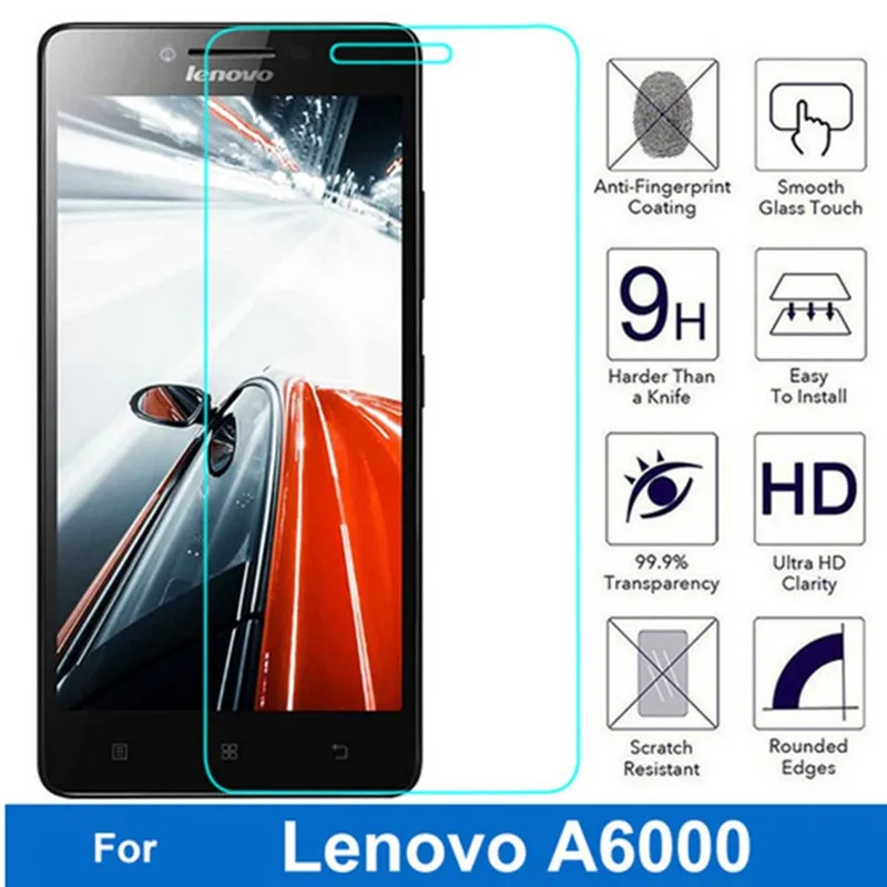 Закаленное стекло для Lenovo A6000 A6010 0 26 мм 9H 2.5D Защитная пленка экрана стеклянная K3 |