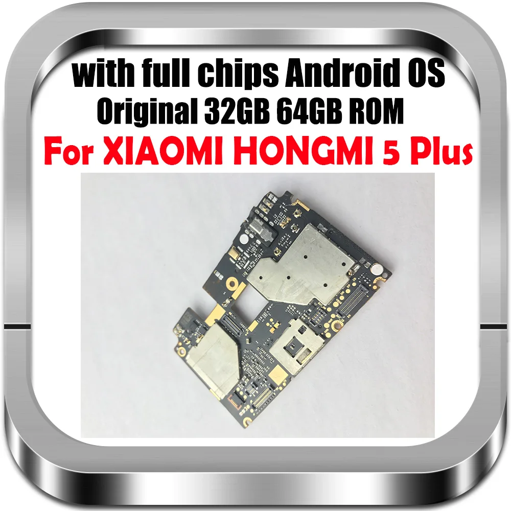 Материнская плата 32 Гб 64 ГБ для xiaomi Redmi 5 Plus hongmi оригинальная разблокированная