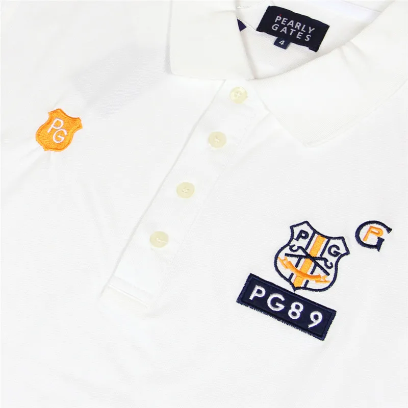 Летние футболки для гольфа PG89 с перламутровыми воротами игры в гольф спортивные