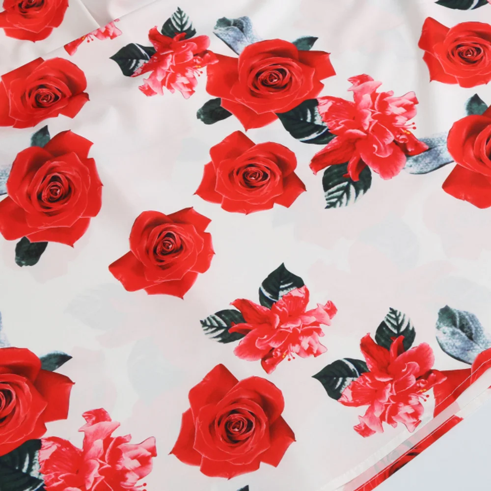 Kenancy женское винтажное платье с цветочным принтом круглым вырезом коротким