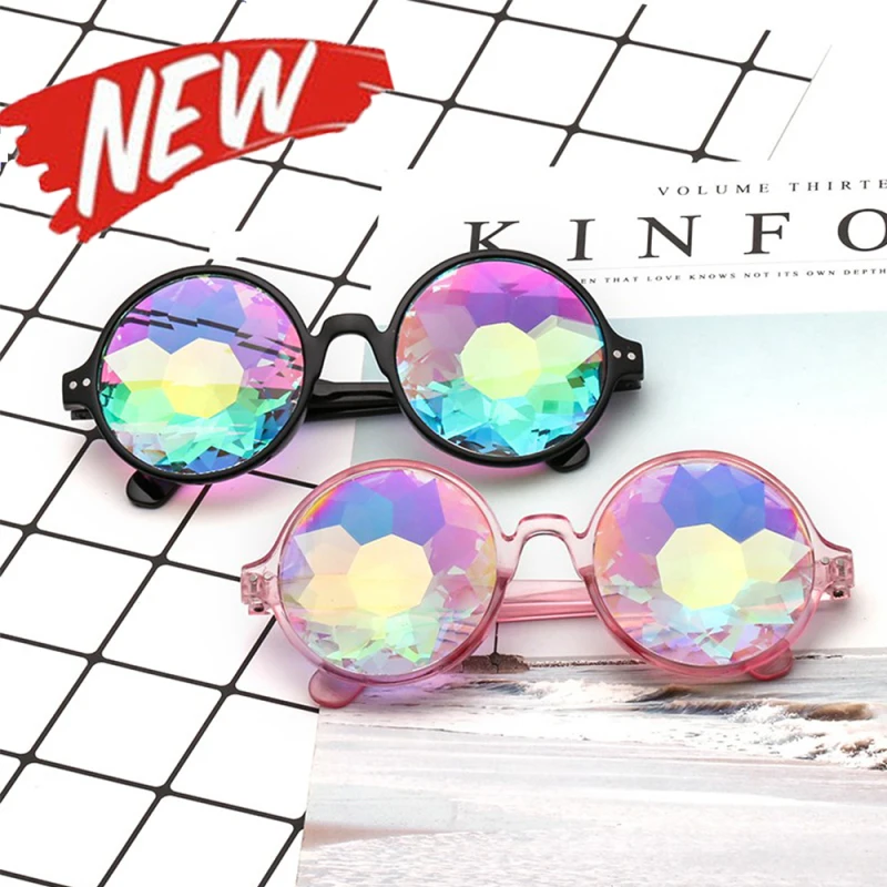 Ретро очки с украшением в оправе для вечеринок унисекс Готический Винтажный