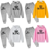 crown king queen princess clothes cartoon hoodi childrens clothing boys hoodie autumn girls kids gift sweatshirt casual costume