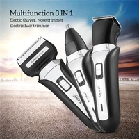3 in 1 hair trimmer shaver rechargeable three blade electric beard knife barber clippers profesional home or salon use eu plug