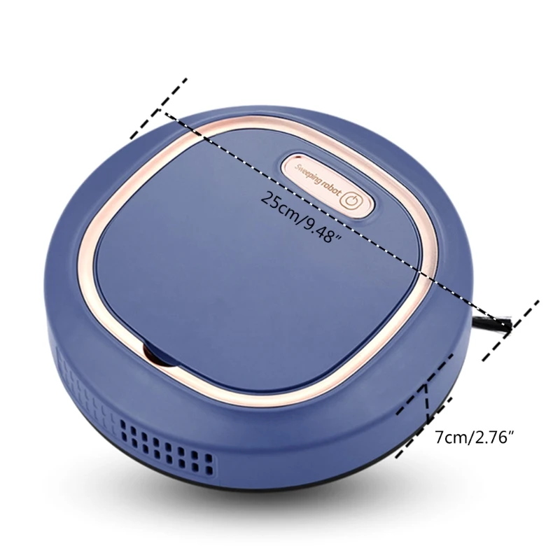 

Auto Robot Vacuum Cleaner 3 Hs Quick Recharge Sweeping/Vacuuming/Mopping USB Rechargeable for Large Room All Flat Floors