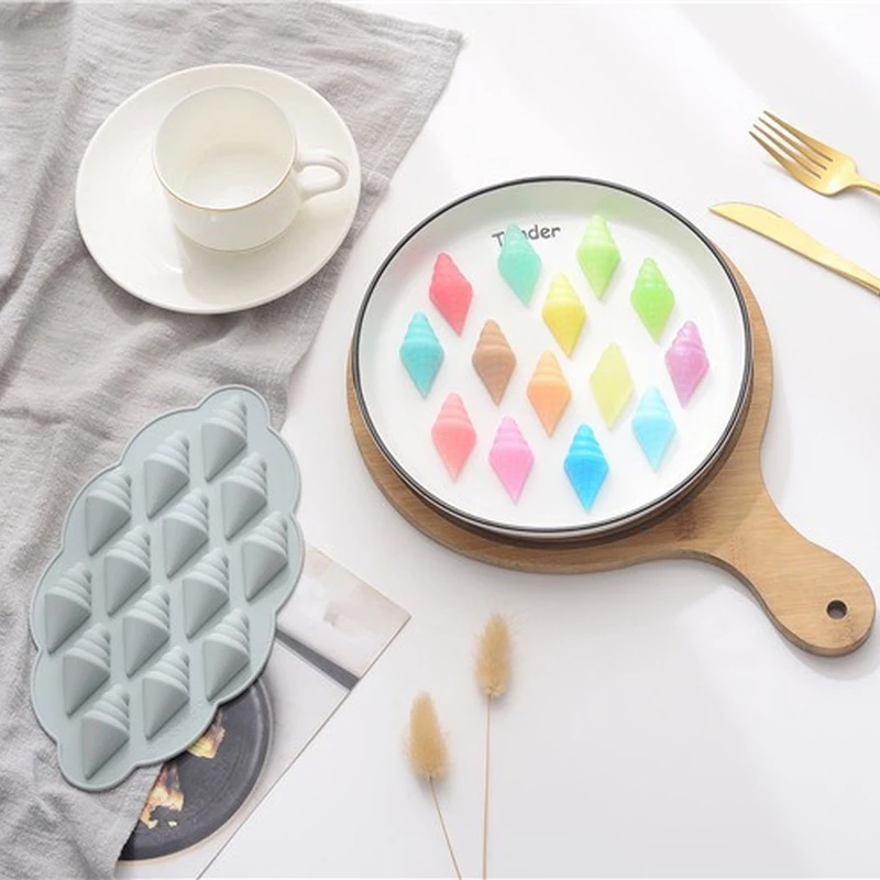 Мороженое Форма конуса помадка торт Силиконовая форма пищевой экологически